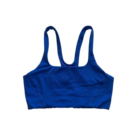 Free People Never Better Square Neck Sports Bra ELECTRIC COBALT Small - Picture 2 of 4